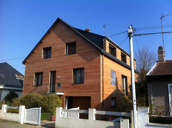 Isolation extérieure en matériau écologique bois